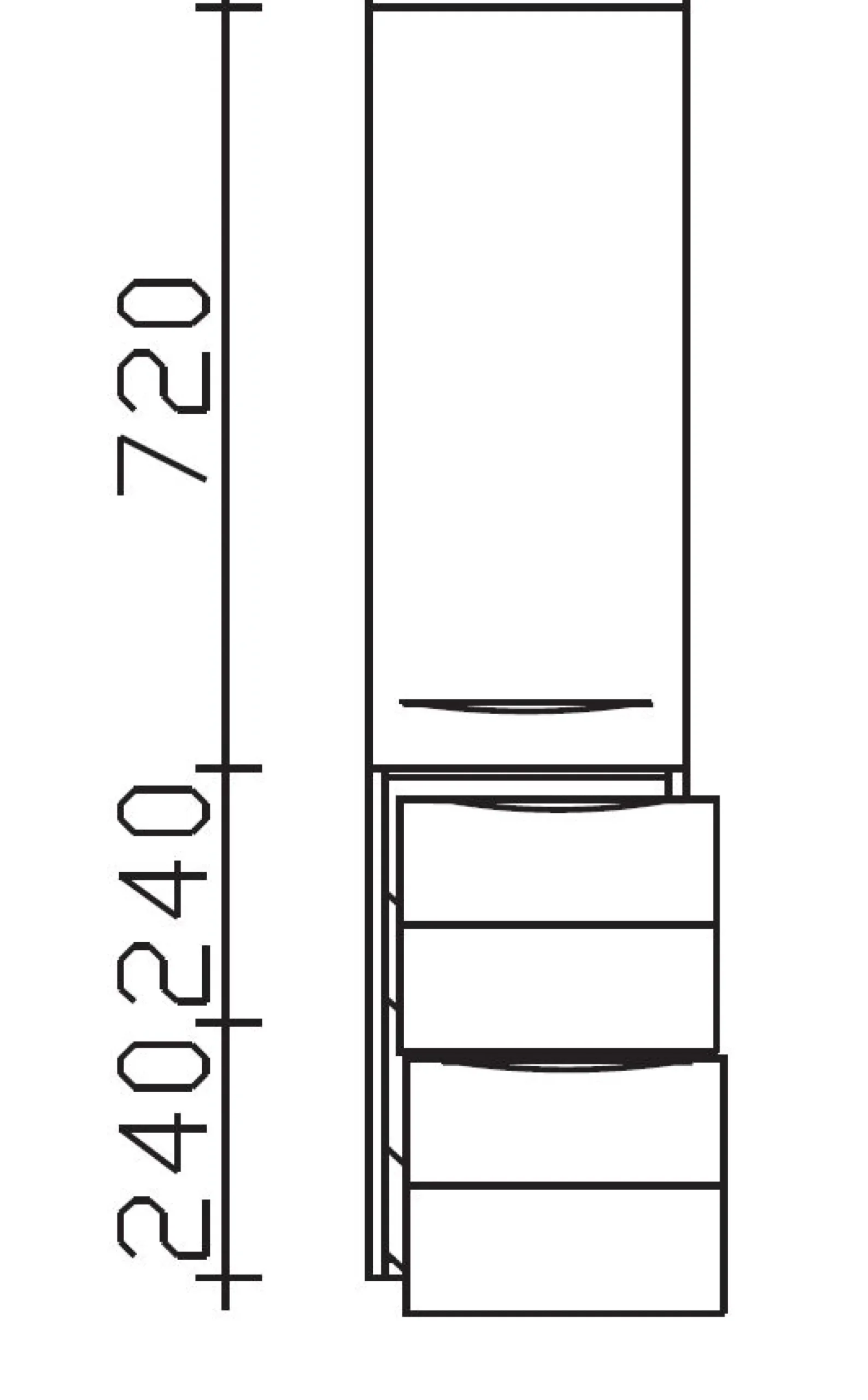 Midischrank SOLITAIRE 6025