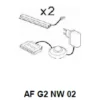 Rückwandbeleuchtungen 2er-Set RAVENNA AF G2 NW 02