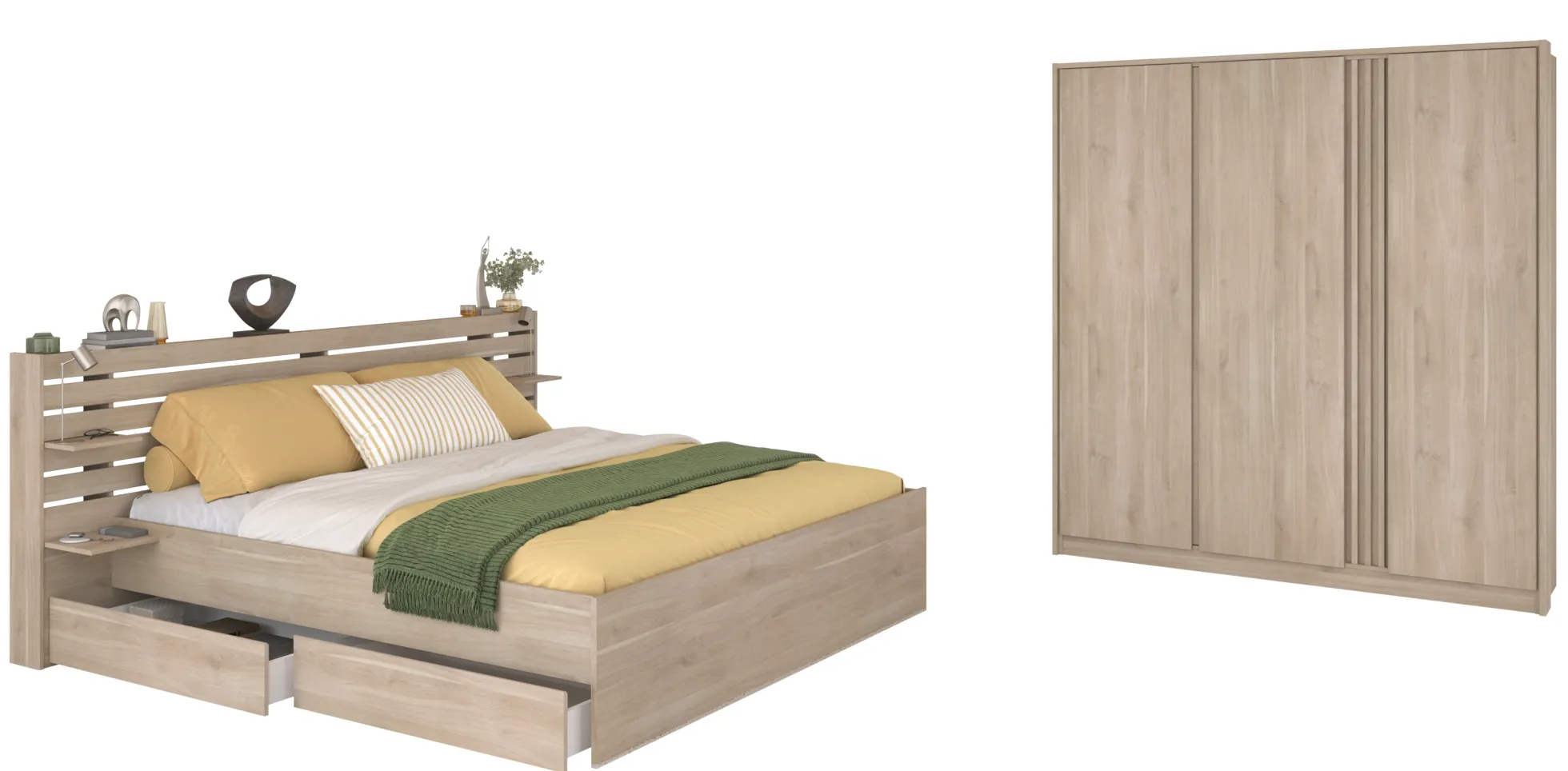 Schlafzimmer 2-teilig MIAMI 23