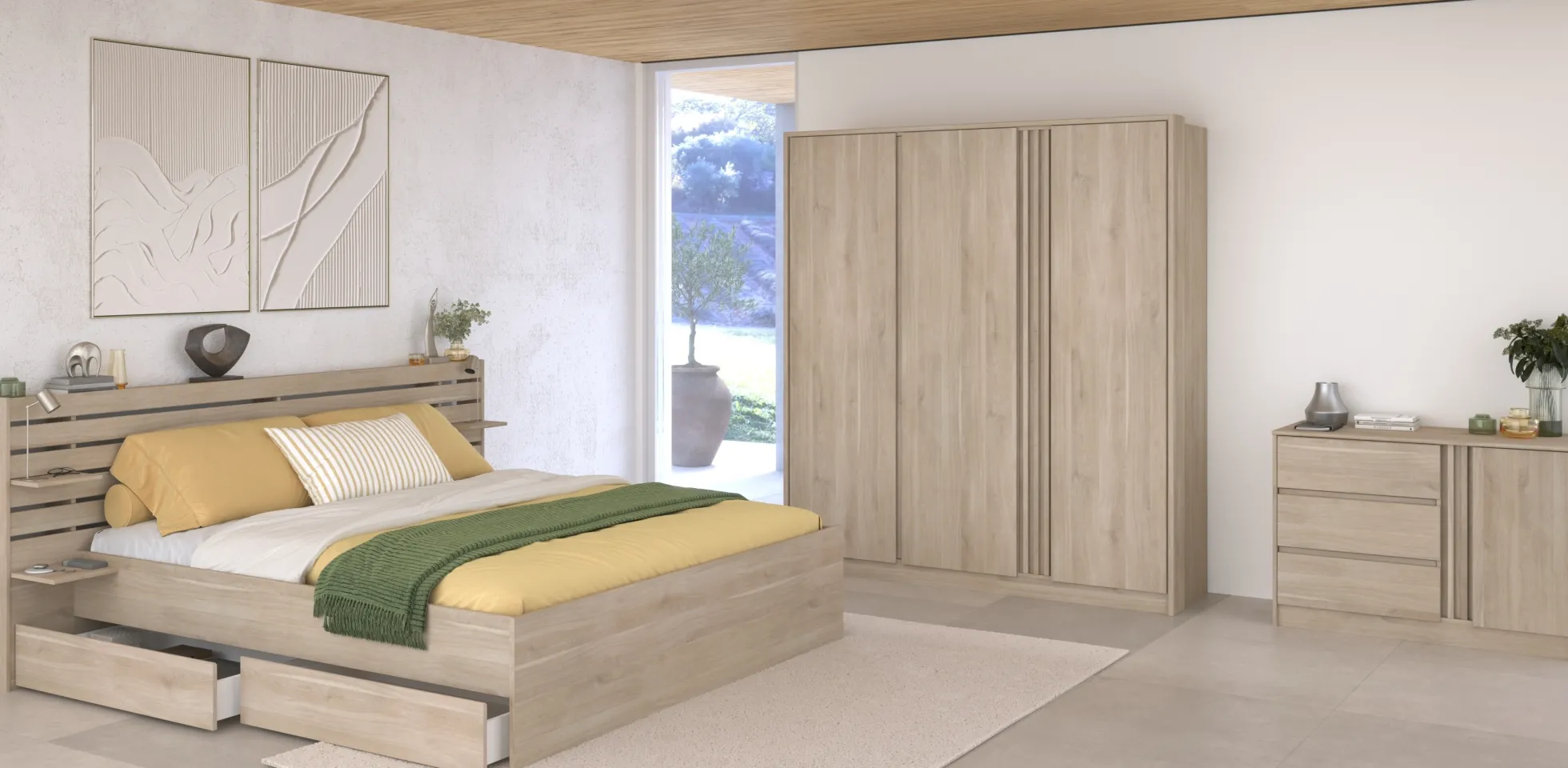 Schlafzimmer 3-teilig MIAMI 27
