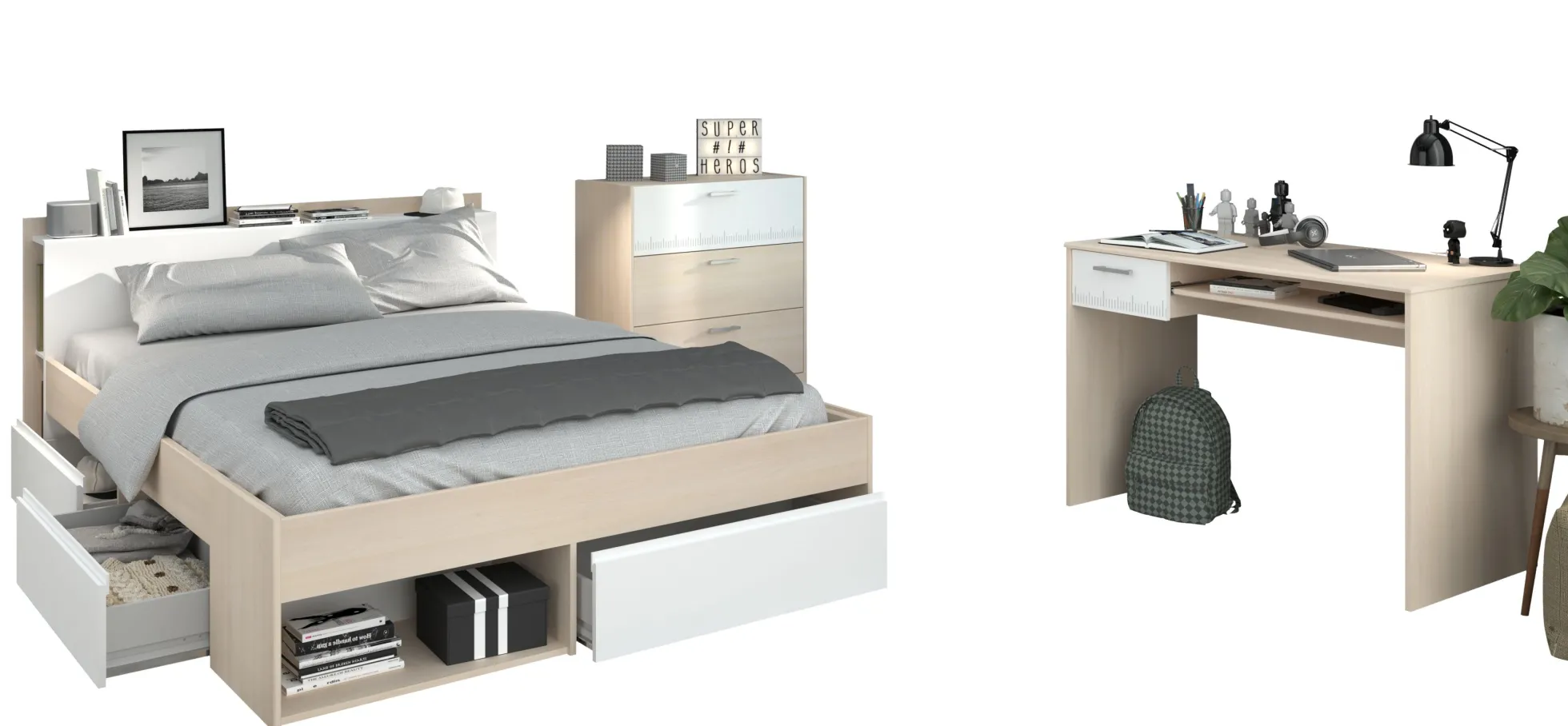 Schlafzimmer 3-teilig MOST 60