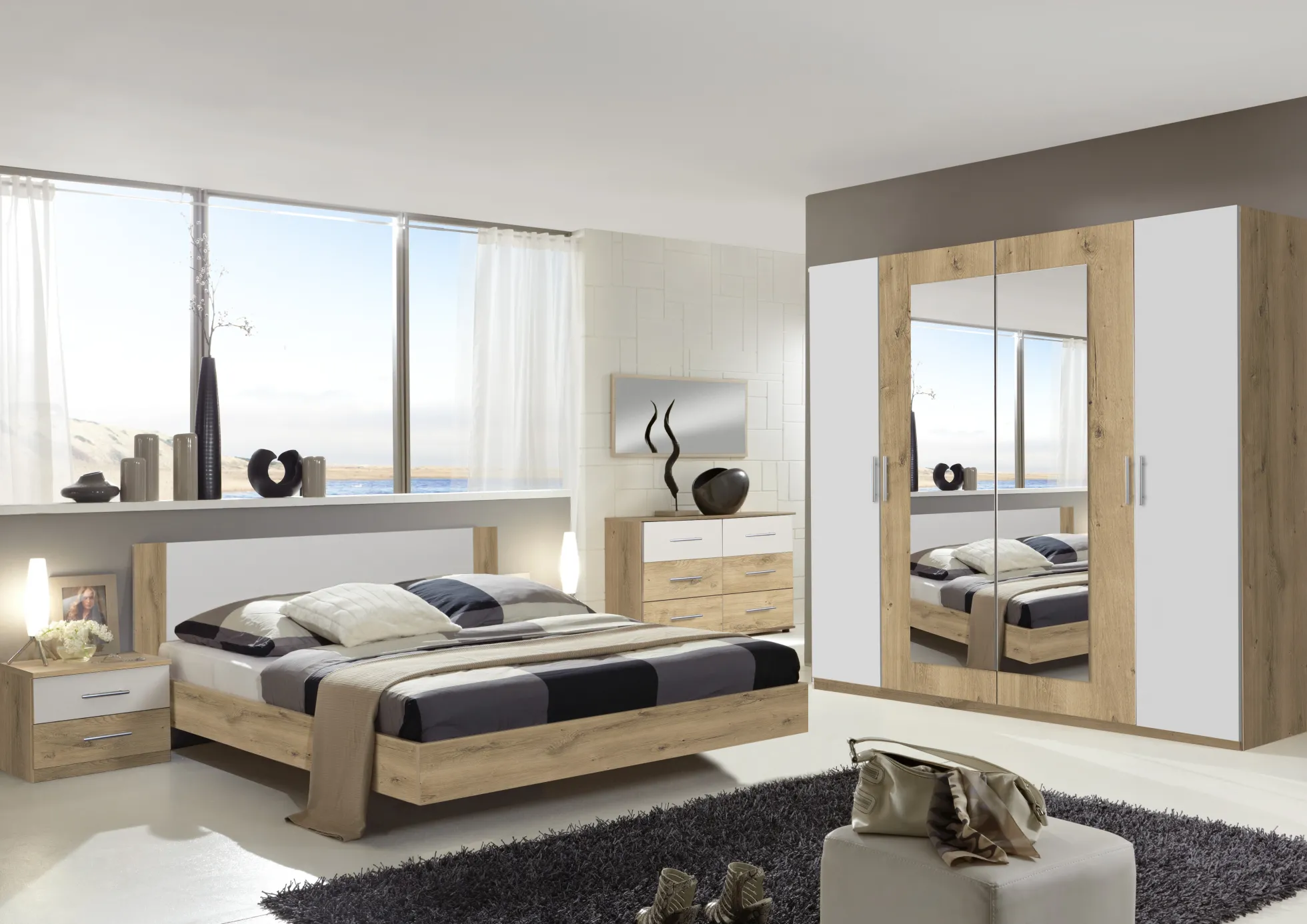 Schlafzimmer 4-teilig NORA