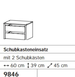 Schubkasteneinsatz LORIGA