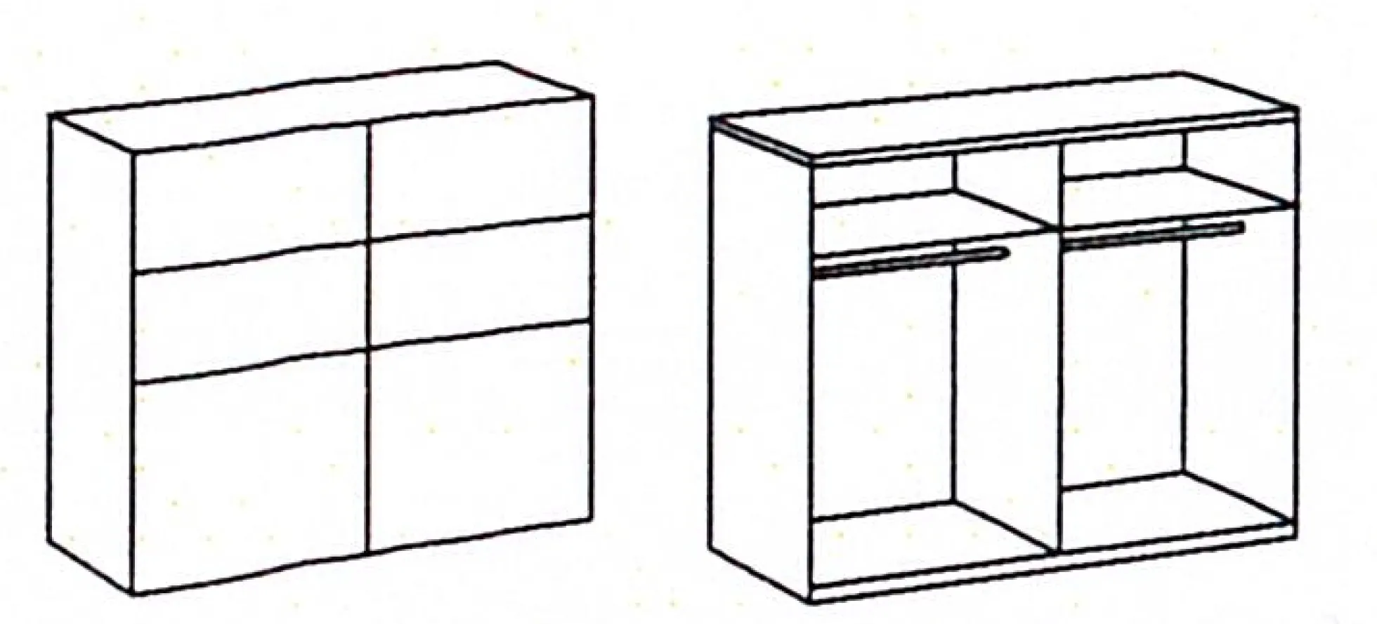 Schwebetürenschrank ANGIE