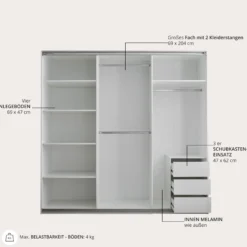 Schwebetürenschrank CARANO