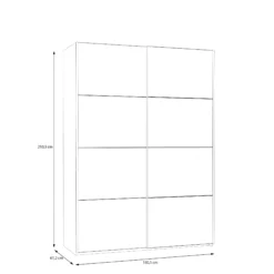 Schwebetürenschrank SCHACH&MATT