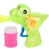 Seifenblasenpistole Dino mit LED BUBBLES