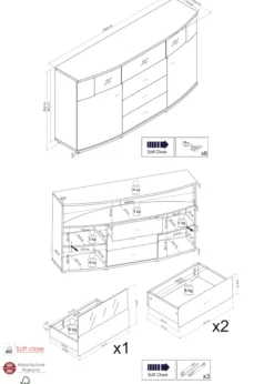 Sideboard LIBERIA