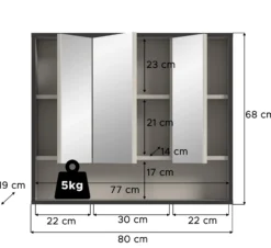 Spiegelschrank BAGNO