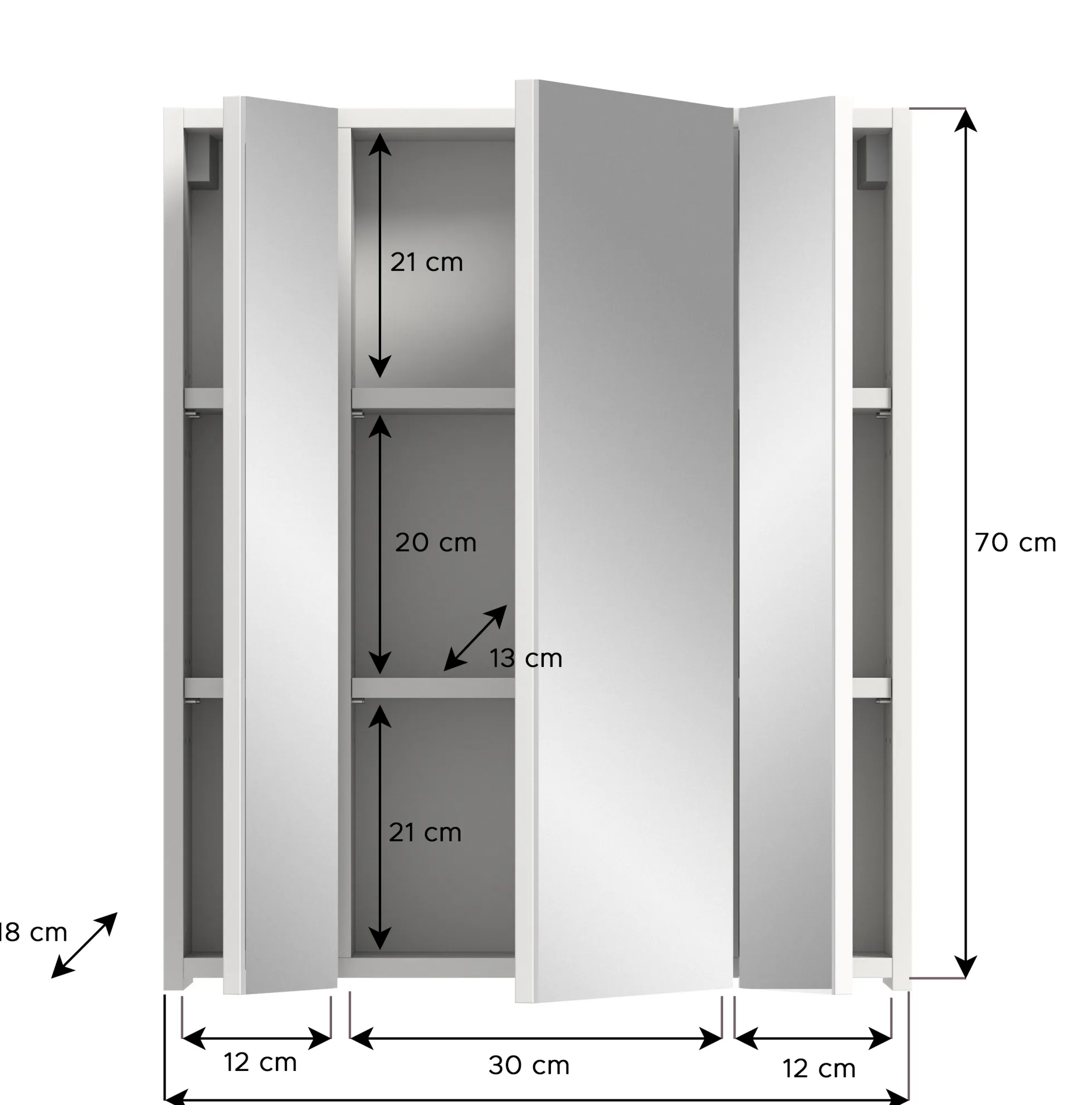 Spiegelschrank BONGA