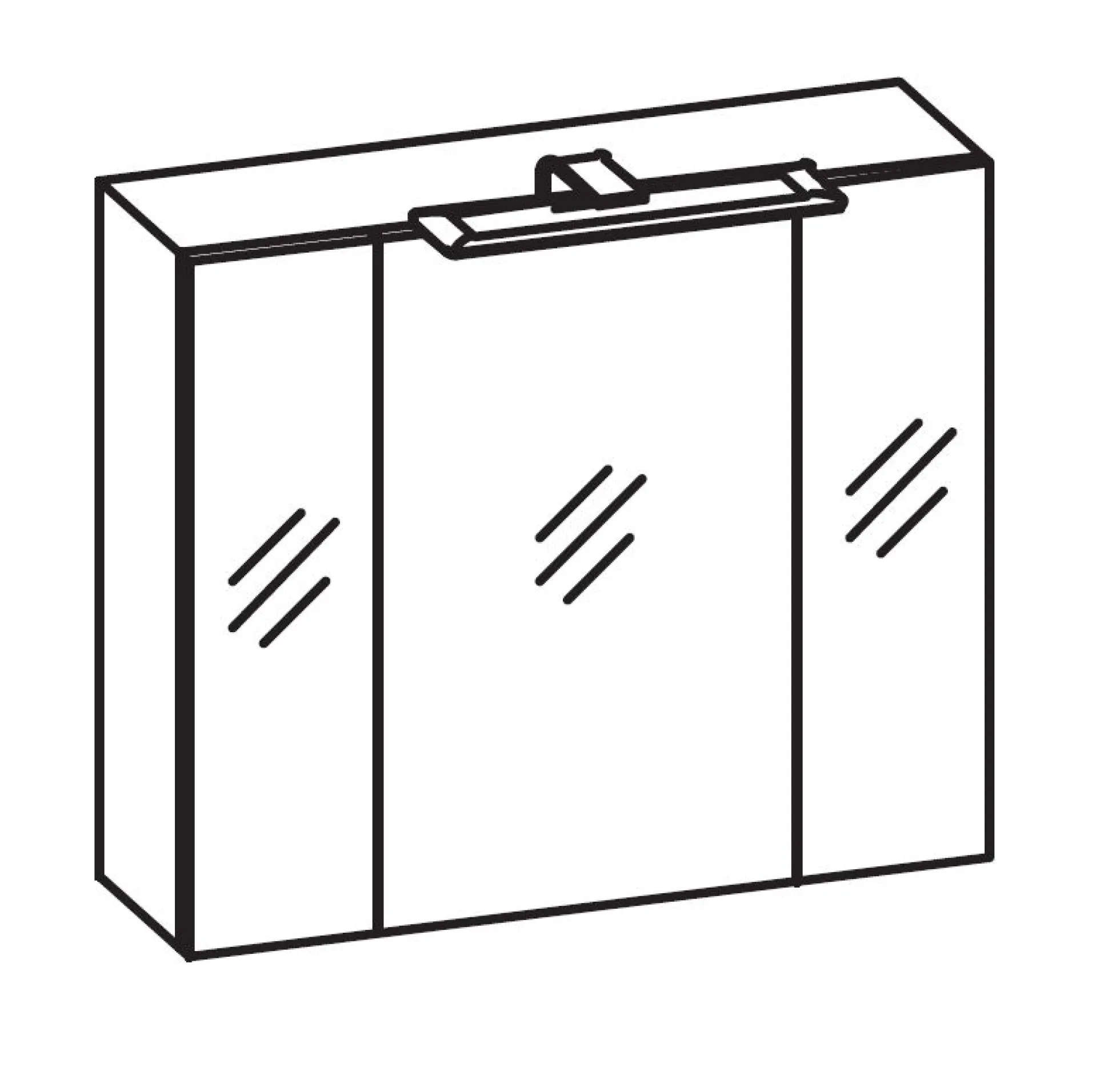 Spiegelschrank MILA II