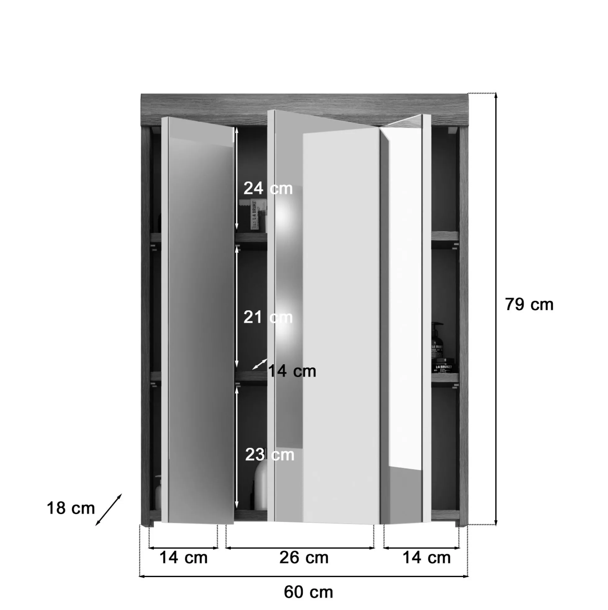 Spiegelschrank SEWULA