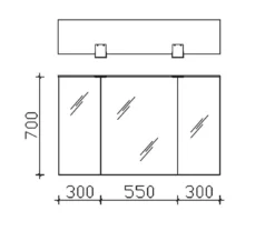 Spiegelschrank SOLITAIRE 6025
