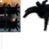Spinnen behaart 6tlg. HALLOWEEN