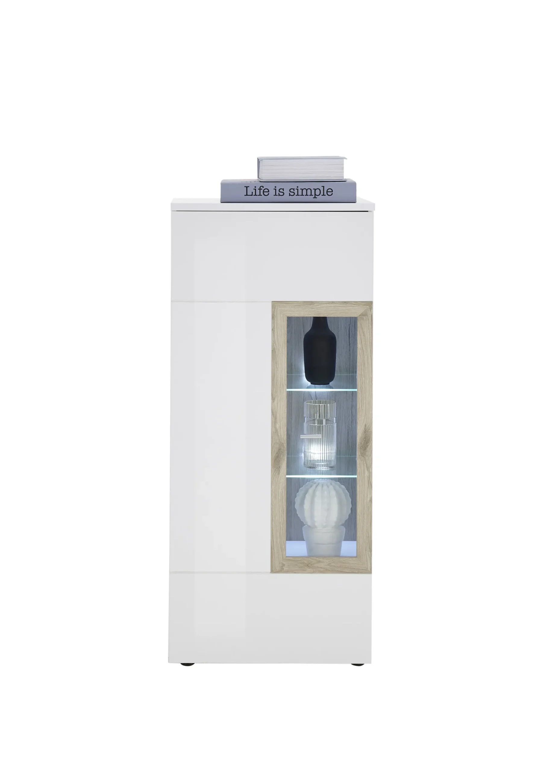 Stand- Hängevitrine inkl. Beleuchtung BRÜNN