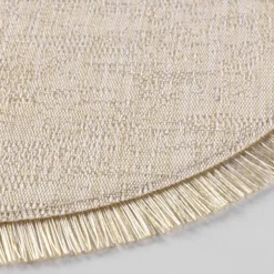 Tischset rund mit Fäden JOALIE
