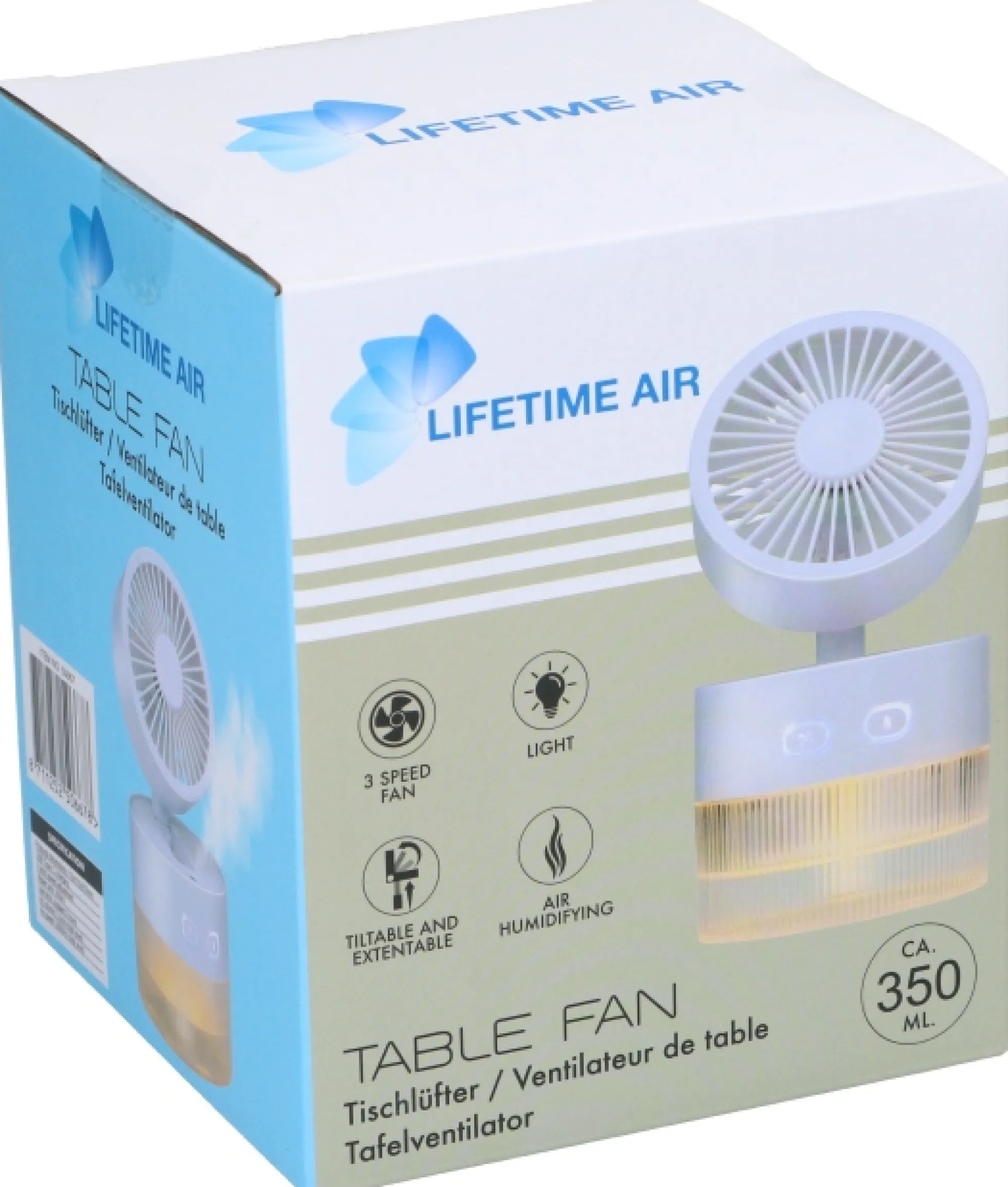 Tischventilator mit Wasserspüher AIR