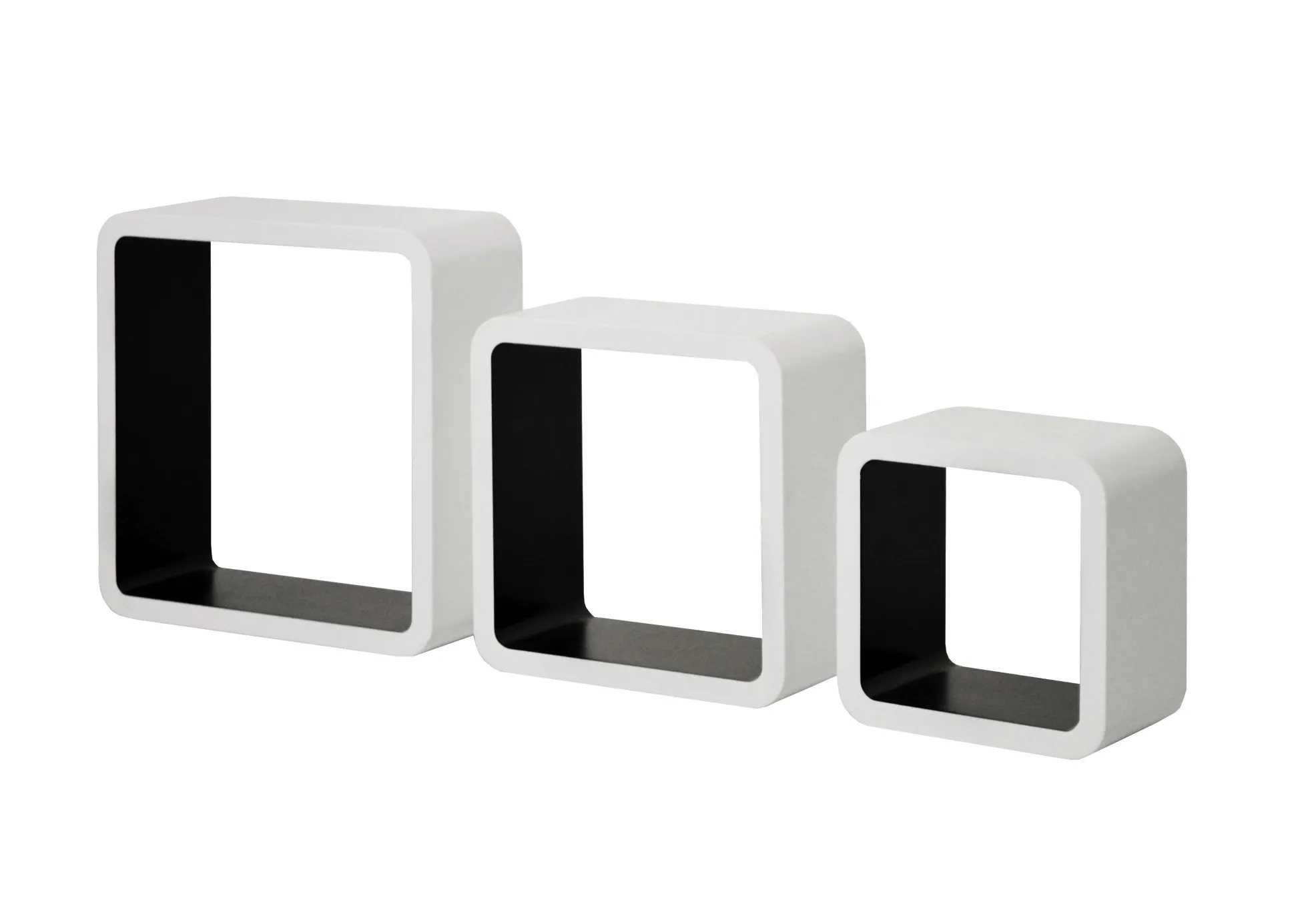 Wandregale im 3er-Set CUBO