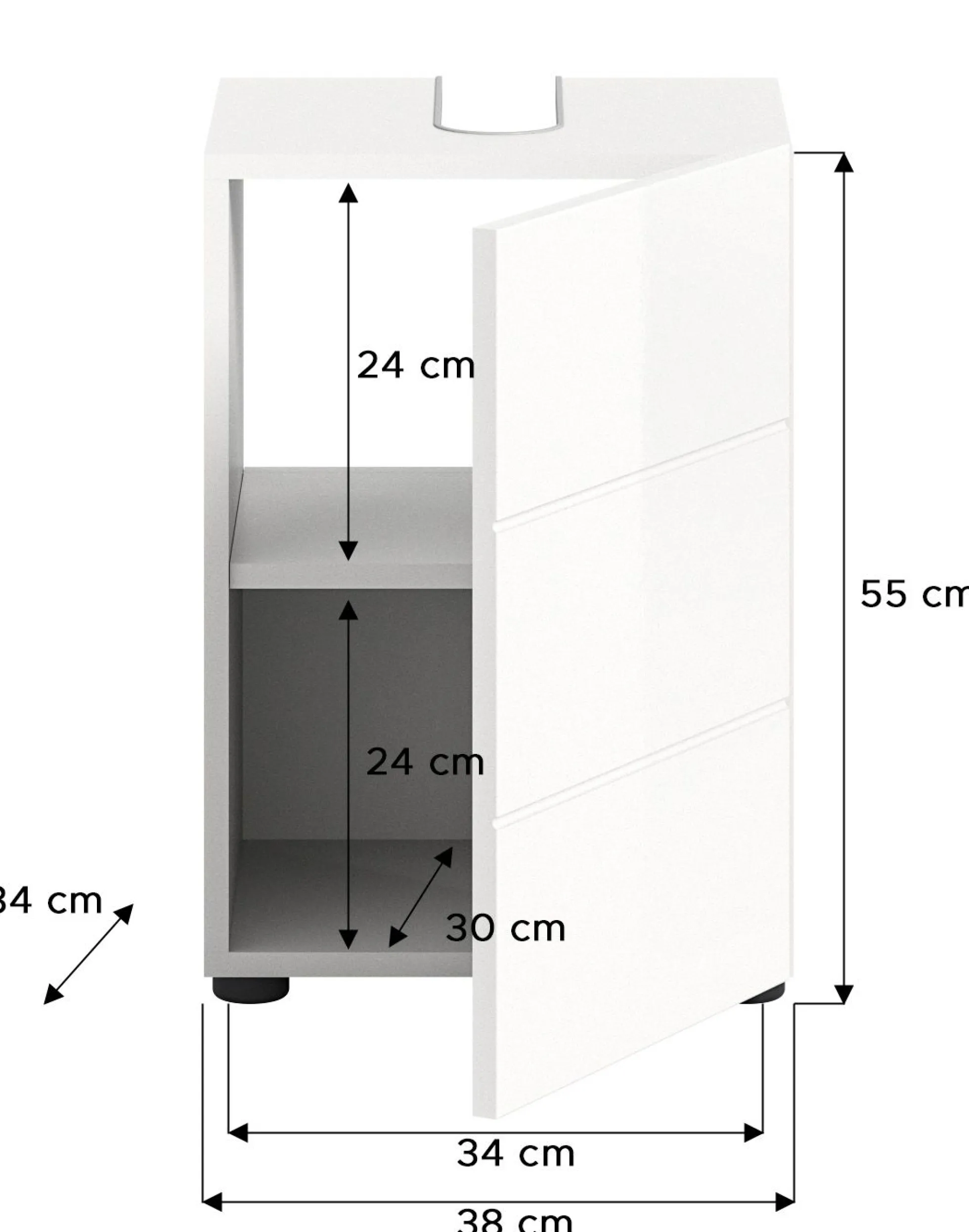 Waschbeckenunterschrank AMBO