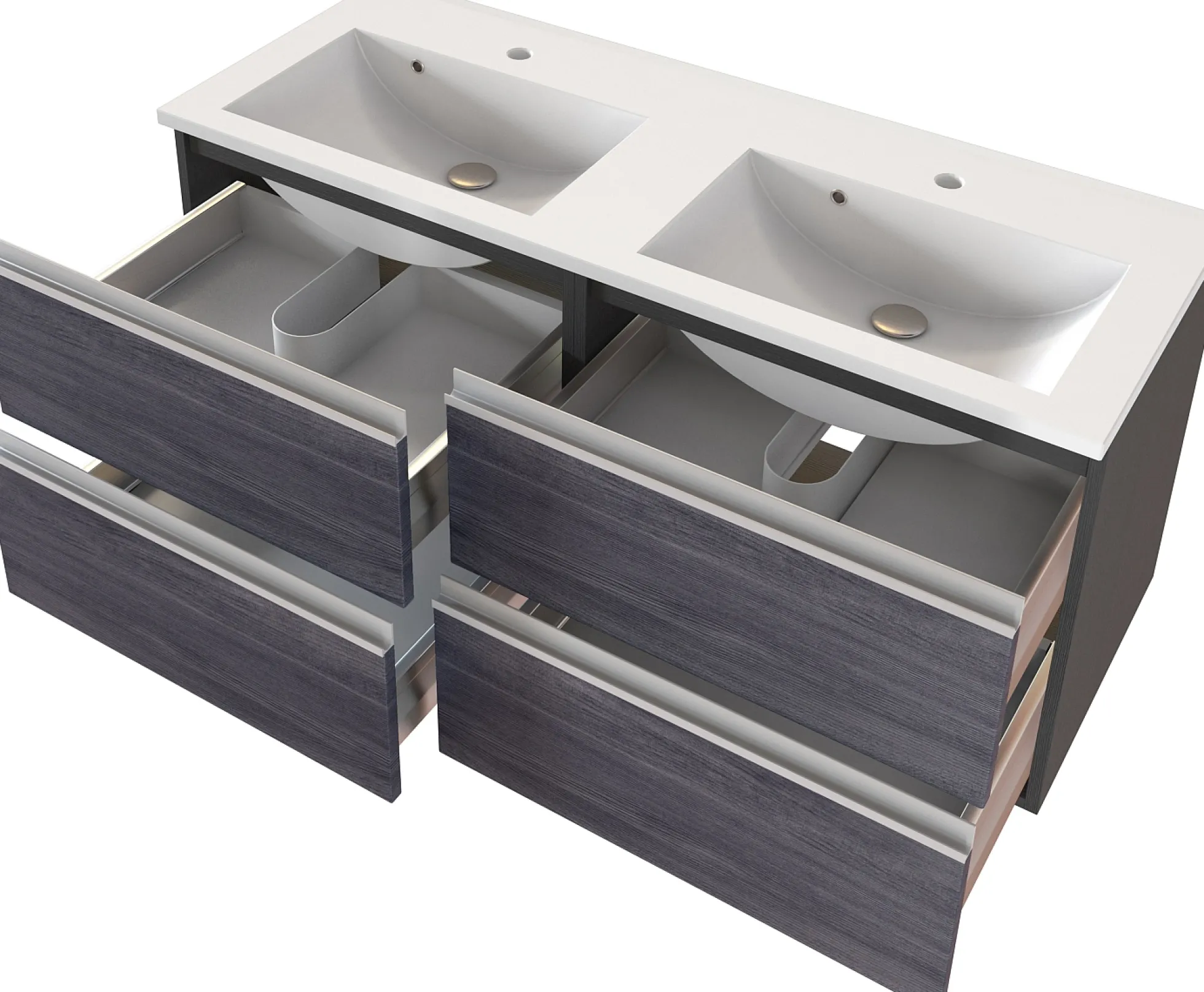 Waschbeckenunterschrank mit Waschbecken 120 AREZZO