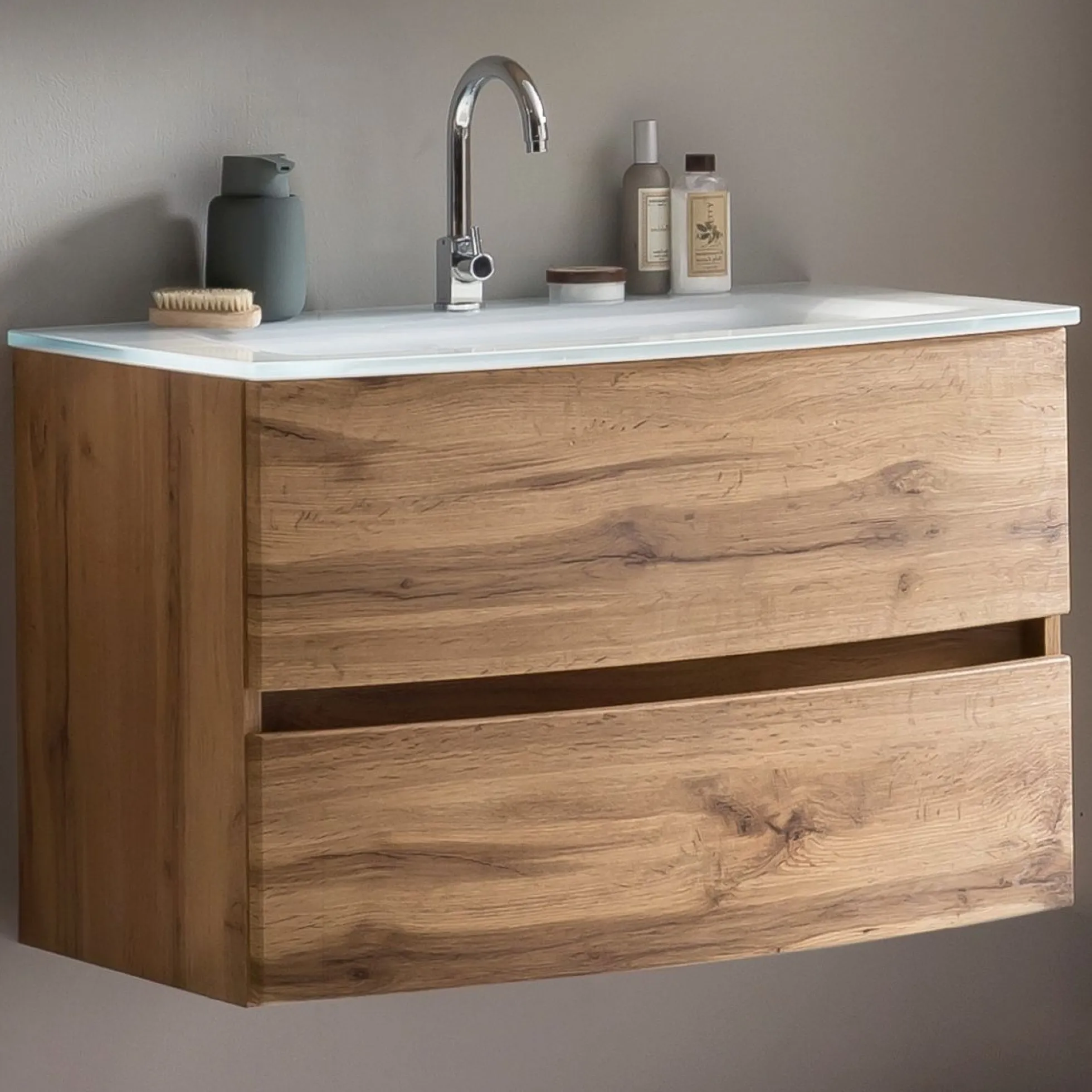 Waschbeckenunterschrank mit Waschbecken KOPENHAGEN