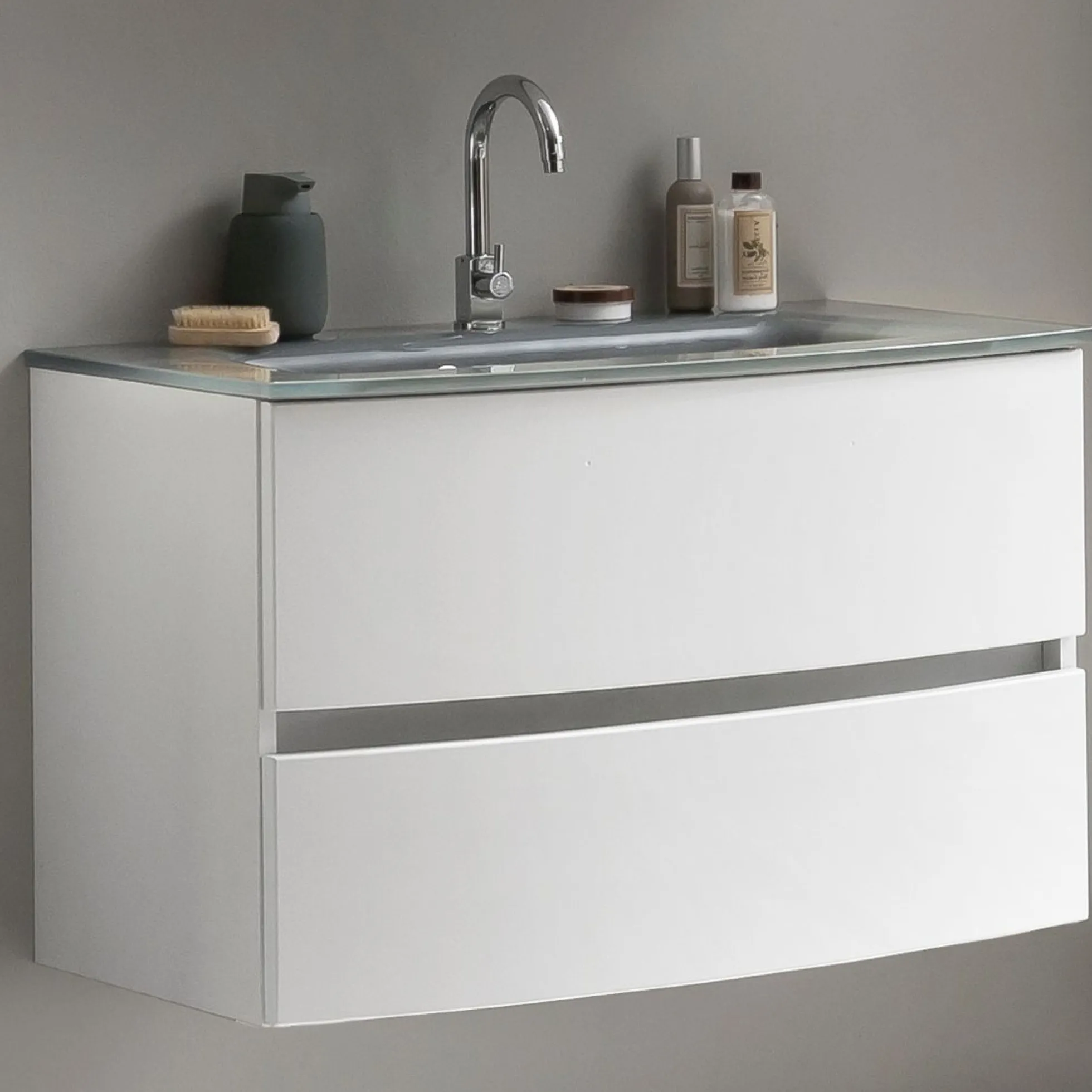 Waschbeckenunterschrank mit Waschbecken KOPENHAGEN