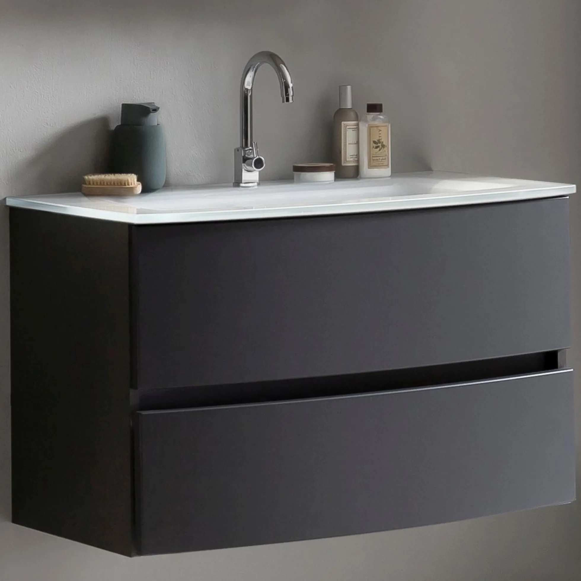 Waschbeckenunterschrank mit Waschbecken KOPENHAGEN