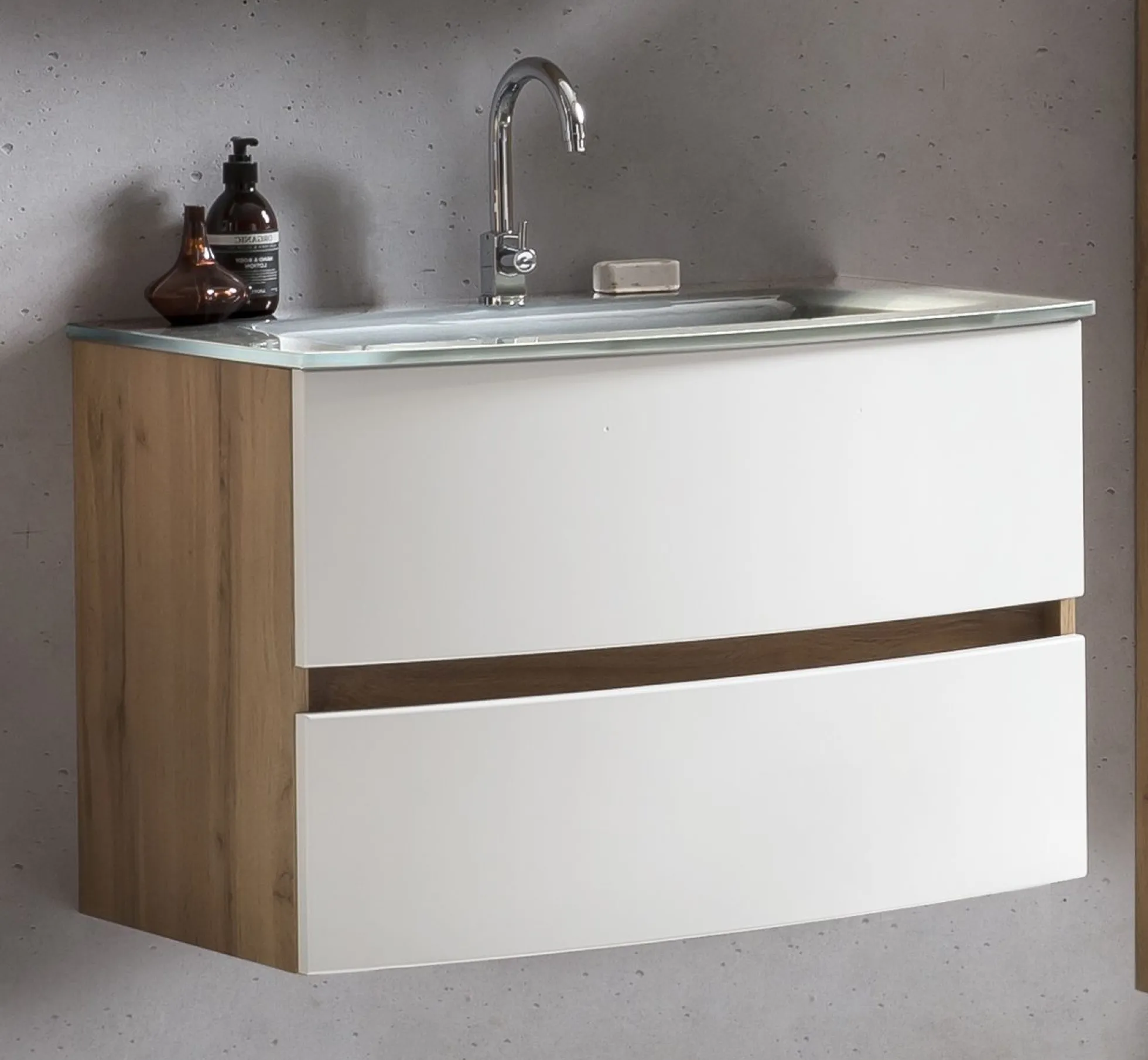 Waschbeckenunterschrank mit Waschbecken KOPENHAGEN