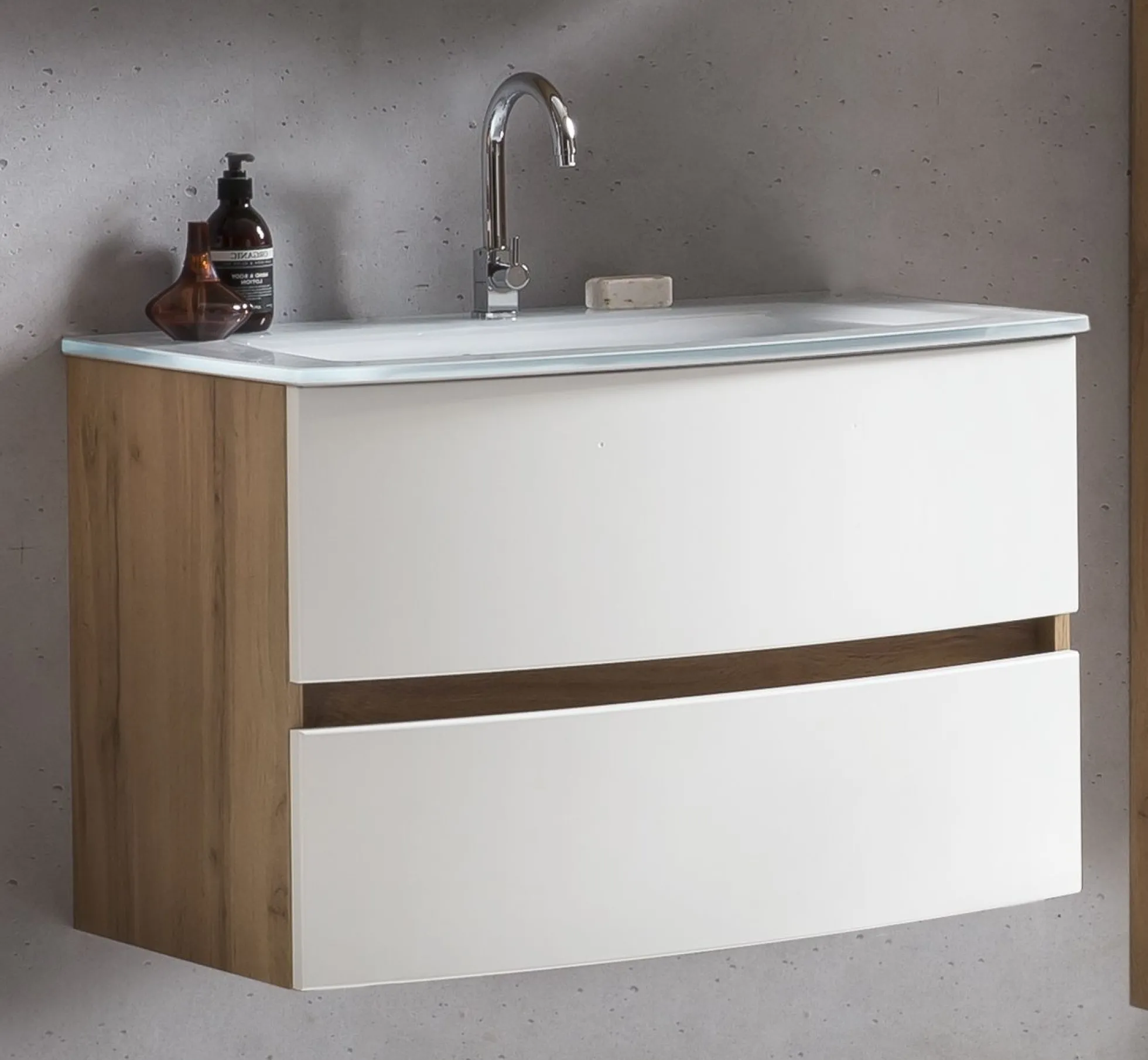 Waschbeckenunterschrank mit Waschbecken KOPENHAGEN