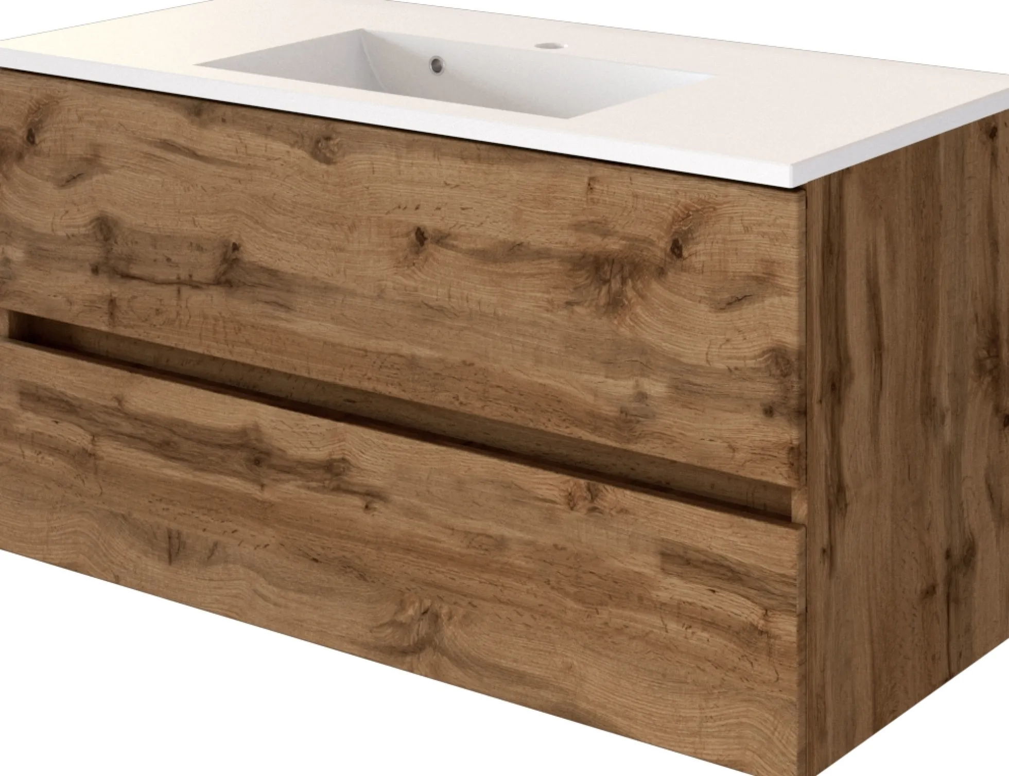 Waschbeckenunterschrank 100 mit Waschtisch BAABE