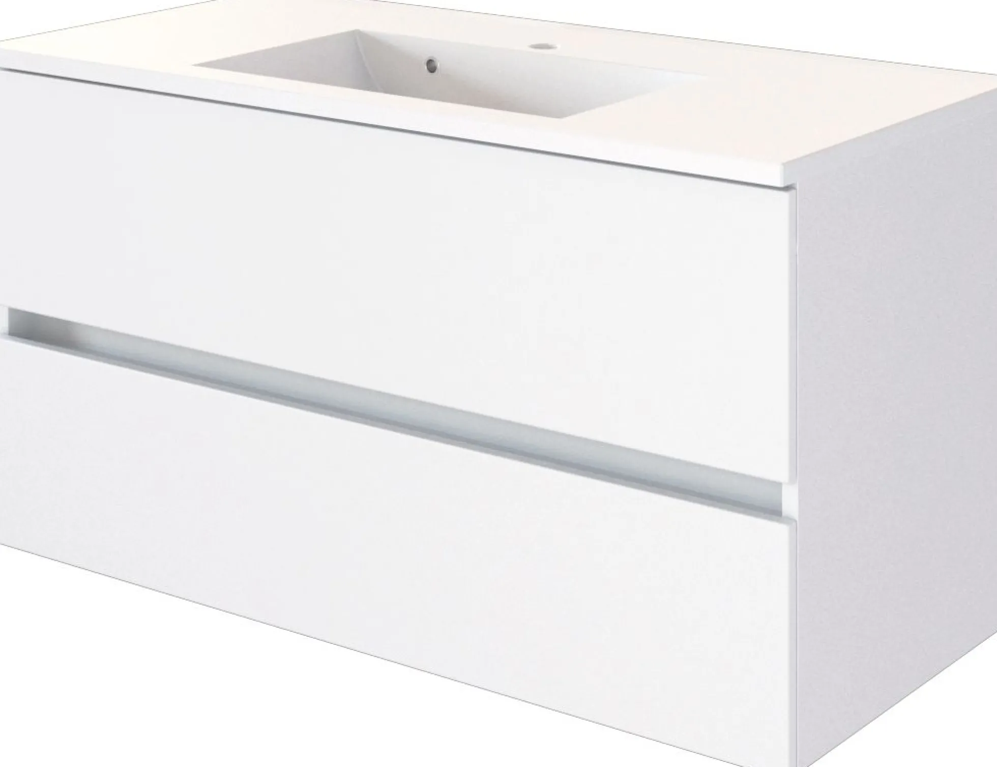 Waschbeckenunterschrank 100 mit Waschtisch BAABE