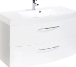 Waschbeckenunterschrank 100 mit Mineralgussbecken FLORIDA
