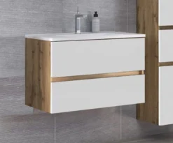 Waschbeckenunterschrank mit Waschbecken LUCCA