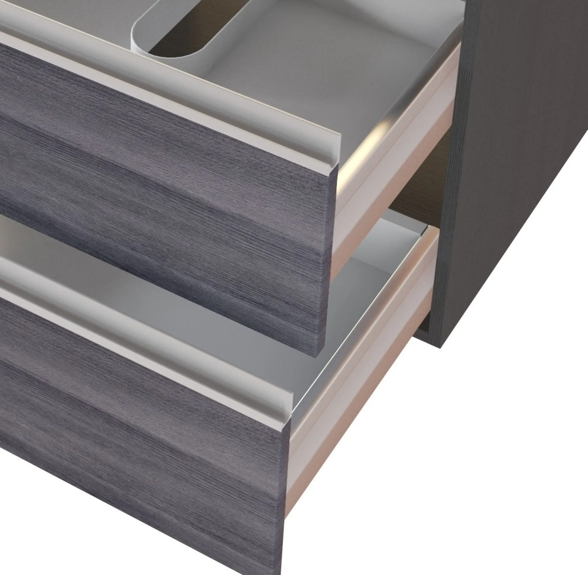 Waschbeckenunterschrank mit Waschbecken 60 AREZZO