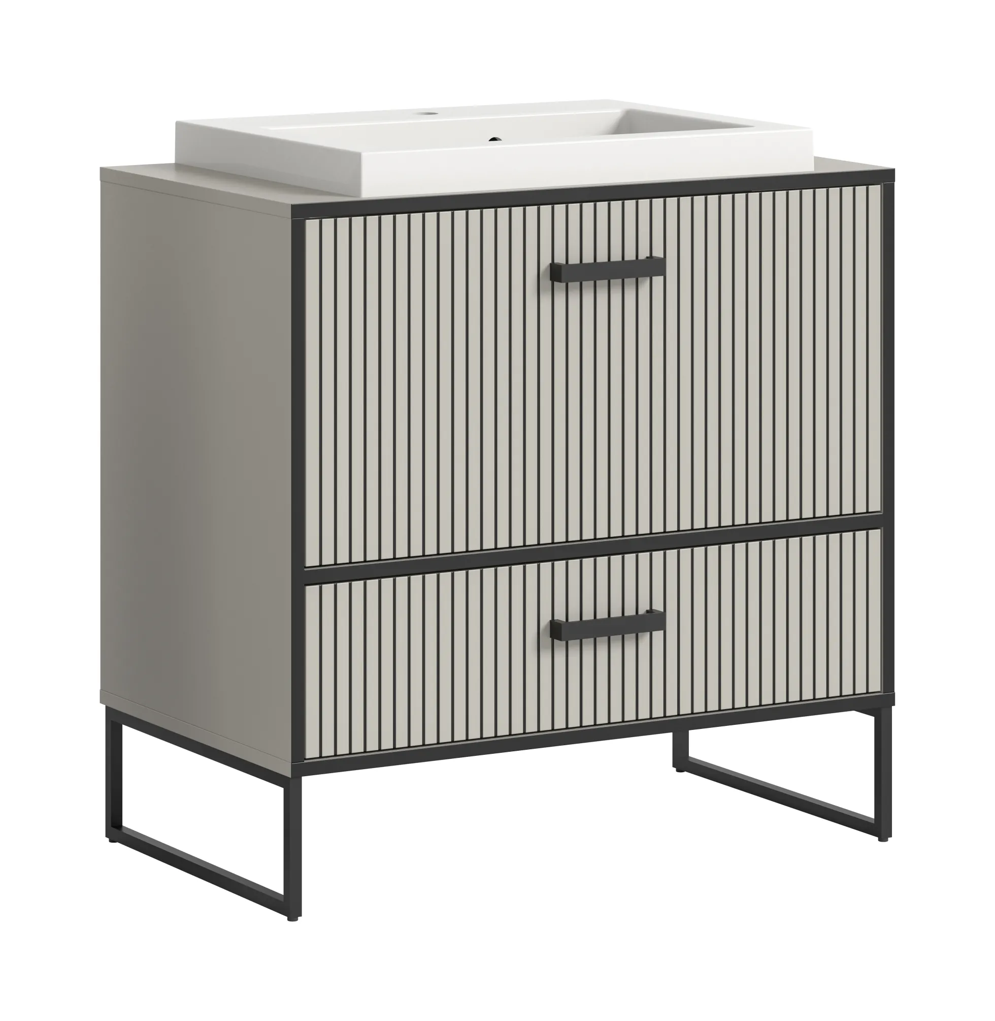 Waschbeckenunterschrank mit Waschbecken BAGNO