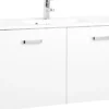 Waschbeckenunterschrank 100 mit Mineralgussbecken BOLOGNA
