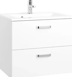 Waschbeckenunterschrank 60 mit Mineralgussbecken BOLOGNA