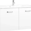 Waschbeckenunterschrank 90 mit Mineralgussbecken BOLOGNA