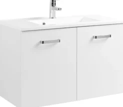 Waschbeckenunterschrank 80 mit Mineralgussbecken BOLOGNA