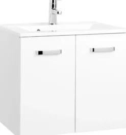 Waschbeckenunterschrank 60 mit Mineralgussbecken BOLOGNA