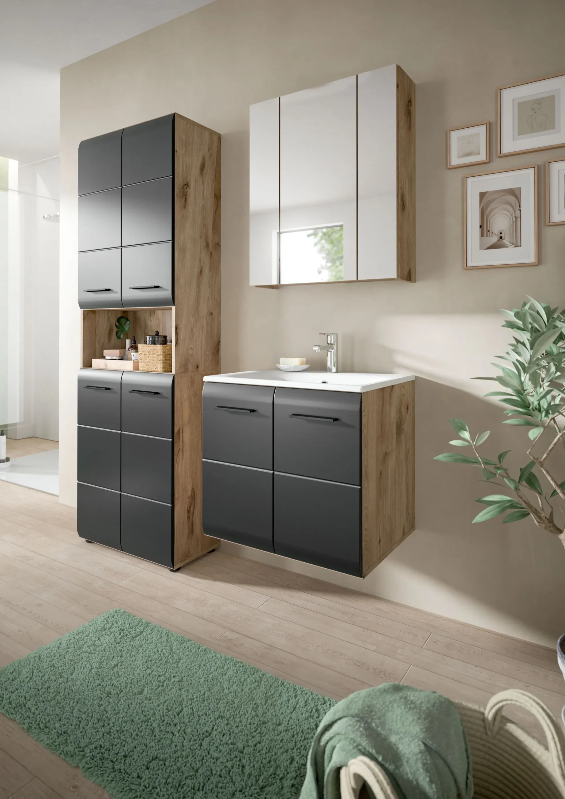 Waschbeckenunterschrank mit Waschbecken BONGA