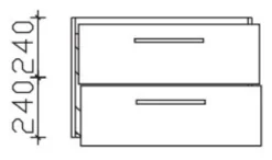 Waschbeckenunterschrank PINEO