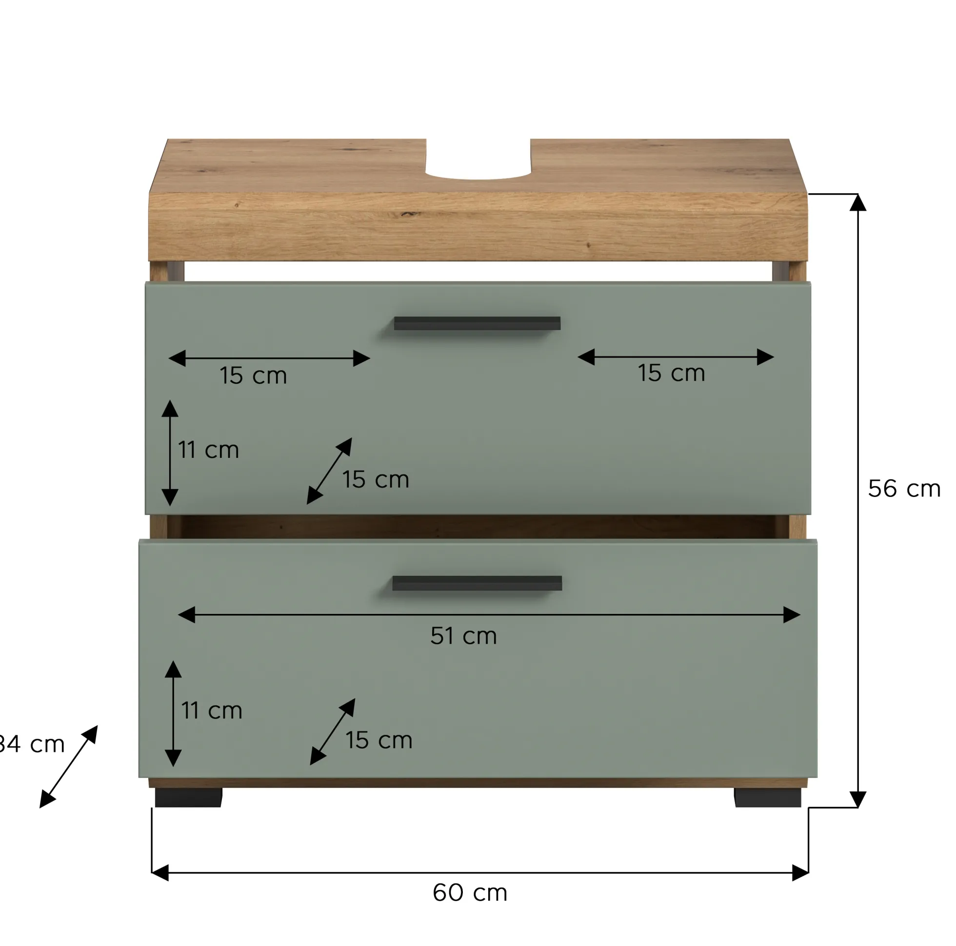 Waschbeckenunterschrank SEWULA