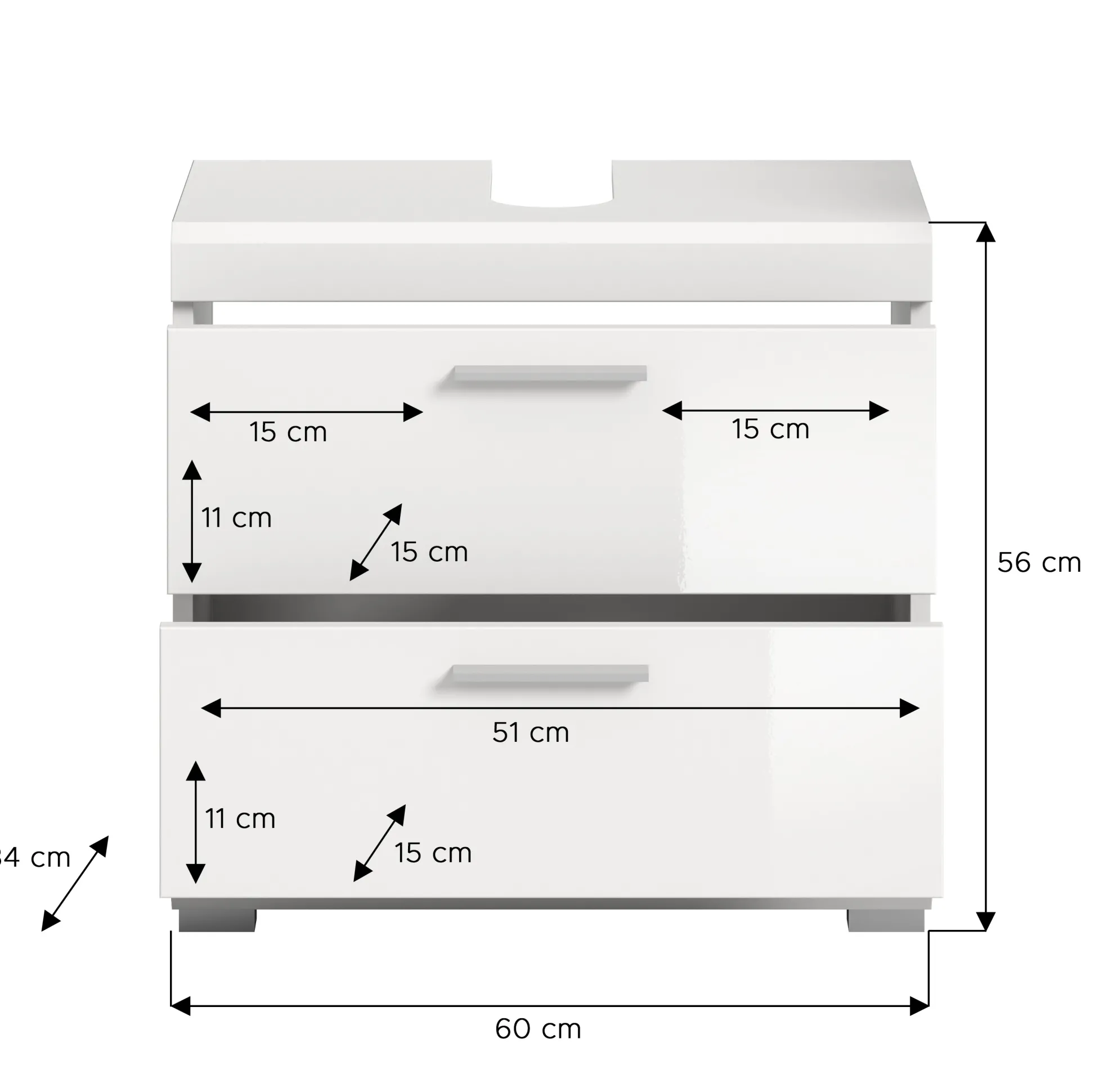 Waschbeckenunterschrank SEWULA