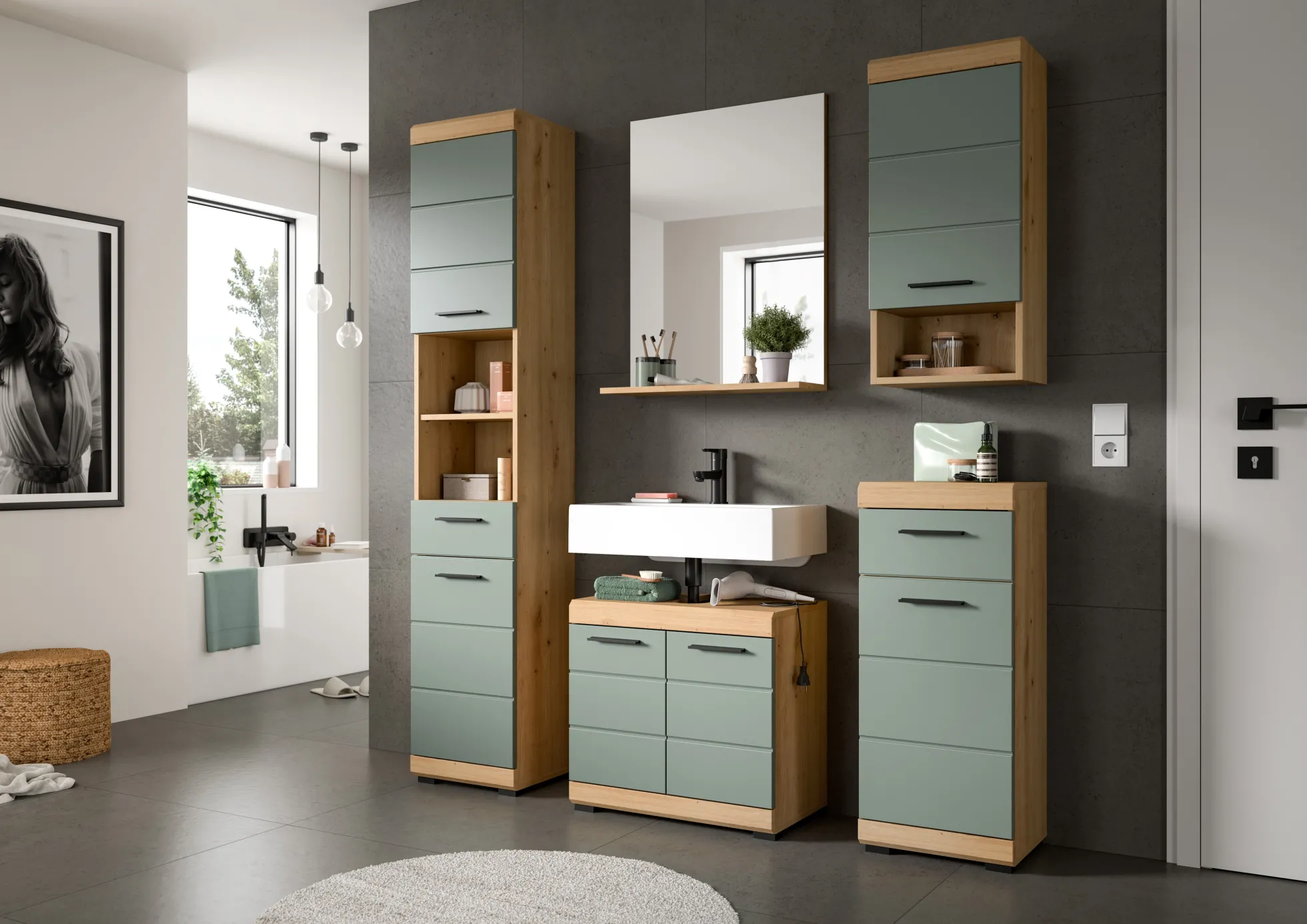Waschbeckenunterschrank SEWULA