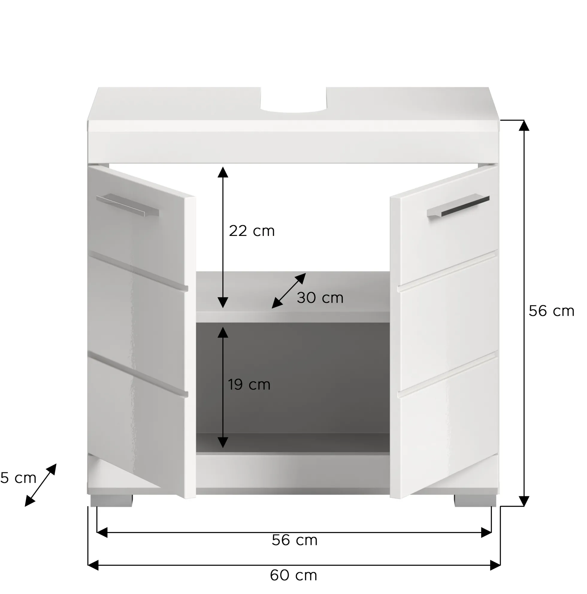 Waschbeckenunterschrank SEWULA