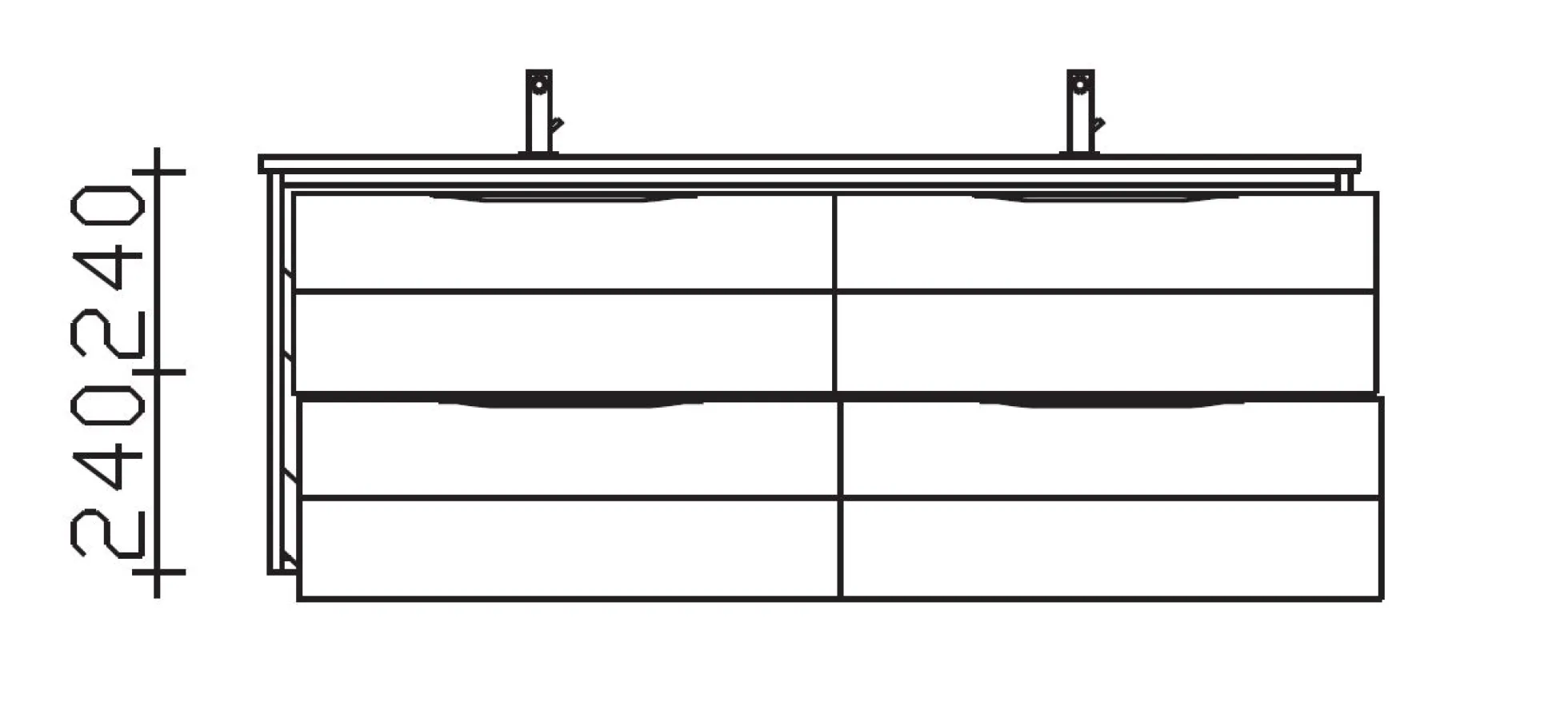 Waschbeckenunterschrank SOLITAIRE 6025