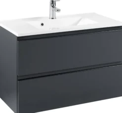 Waschtischunterschrank 80 mit Mineralgussbecken CARDIFF
